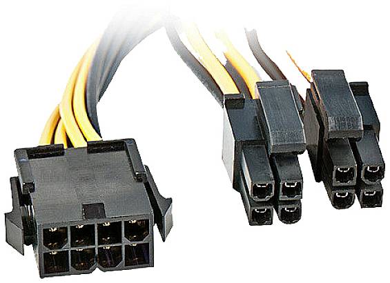 LINDY EPS12V/eATX/BTX 12V Verl.kabel, 0,4m