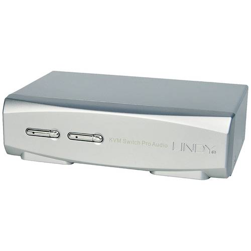 Lindy KVM Switch Pro - KVM-Switch - 2 x KVM port(s)