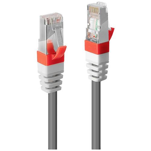 LINDY 45350 RJ45 Netzwerkkabel, Patchkabel CAT 6a SF/UTP 0.30 m Grau 1 St.