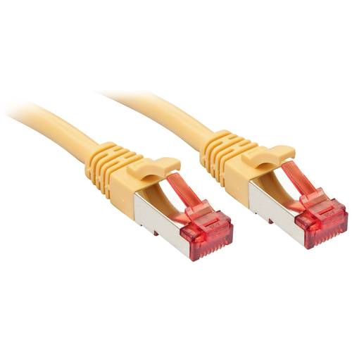 LINDY 47761 RJ45 Netzwerkkabel, Patchkabel CAT 6 S/FTP 0.50 m Gelb 1 St.