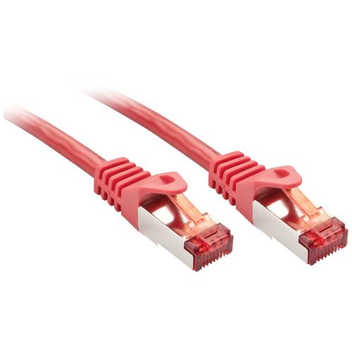 Thumbnail - LINDY 47363 RJ45 Netzwerkkabel, Patchkabel CAT 6 S/FTP 1.50 m Rot 1 St.