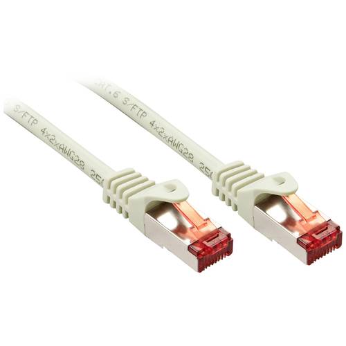 Thumbnail - LINDY 47343 RJ45 Netzwerkkabel, Patchkabel CAT 6 S/FTP 1.50 m Grau 1 St.