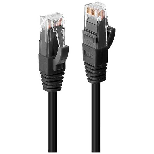 Thumbnail - LINDY 45437 RJ45 Netzwerkkabel, Patchkabel CAT 6 U/UTP 10.00 m Schwarz 1 St.