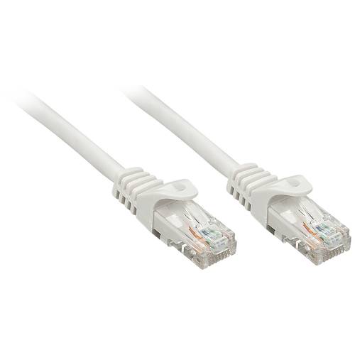 LINDY 48405 RJ45 Netzwerkkabel, Patchkabel CAT 5e F/UTP 10.00 m Grau 1 St.