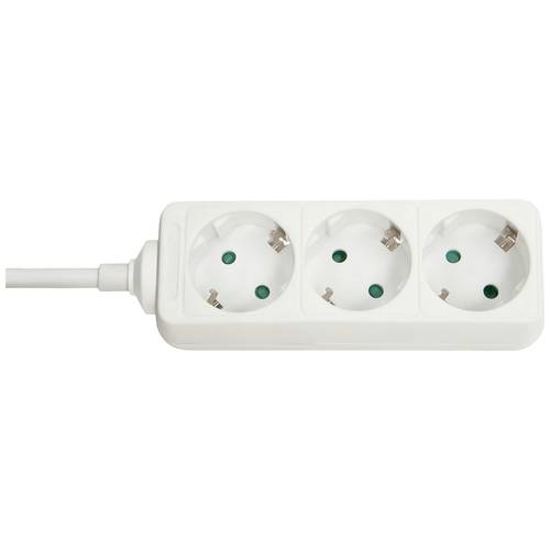 LINDY 73100 Steckdosenleiste 3fach Weiß Schutzkontakt 1 St.