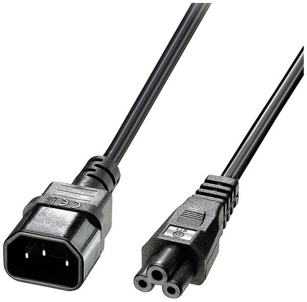 Lindy 30340 1m IEC C14 an IEC C5 Netzkabel
