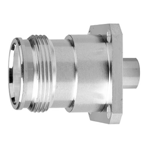 Telegärtner J01441A0006 4.3-10 Einbaubuchse mit Flansch für UT-250, Lötanschluss