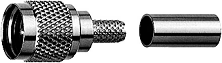 Telegärtner J01045F0003 J01045F0003 Mini-UHF-Steckverbinder Stecker, gerade 50 Ohm 1 St.