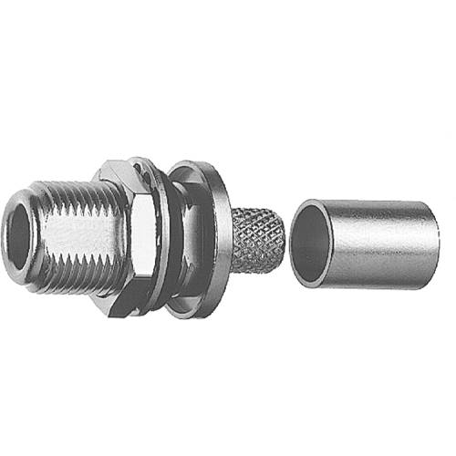 Telegärtner J01021H0088 N-Kabeleinbaubuchse für RG-58C/U RG-141A/U Löt-/Crimpanschluss