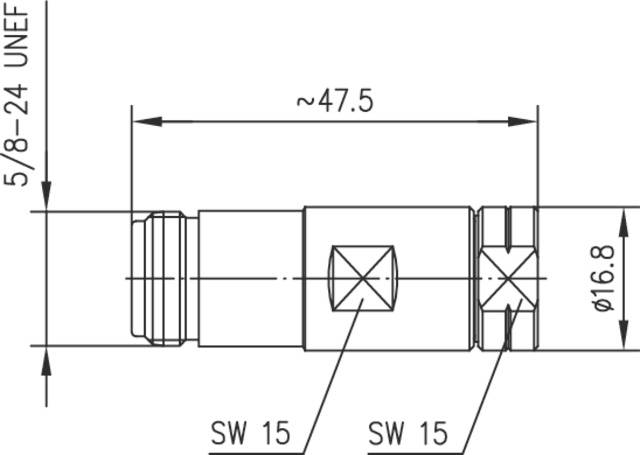 Telegärtner N-Kabelbuchse Simfix 100024024-3