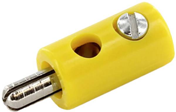 econ connect HOS25GE Miniatur-Bananenstecker Stecker Stift-Ø: 2.60 mm  1 St. Bulk