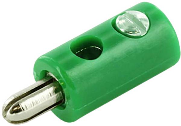 econ connect HOS25GN Miniatur-Bananenstecker Stecker Stift-Ø: 2.60 mm  1 St. Bulk