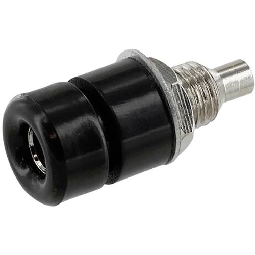 Thumbnail - econ connect TB40SW Laborbuchse Buchse, Einbau Stift-Ø: 4 mm Schwarz 1 St. Bulk