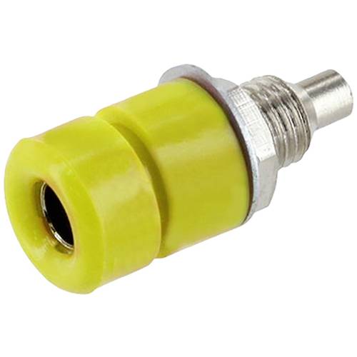 econ connect TB40GE Laborbuchse Buchse, Einbau Stift-Ø: 4 mm Gelb 1 St. Bulk