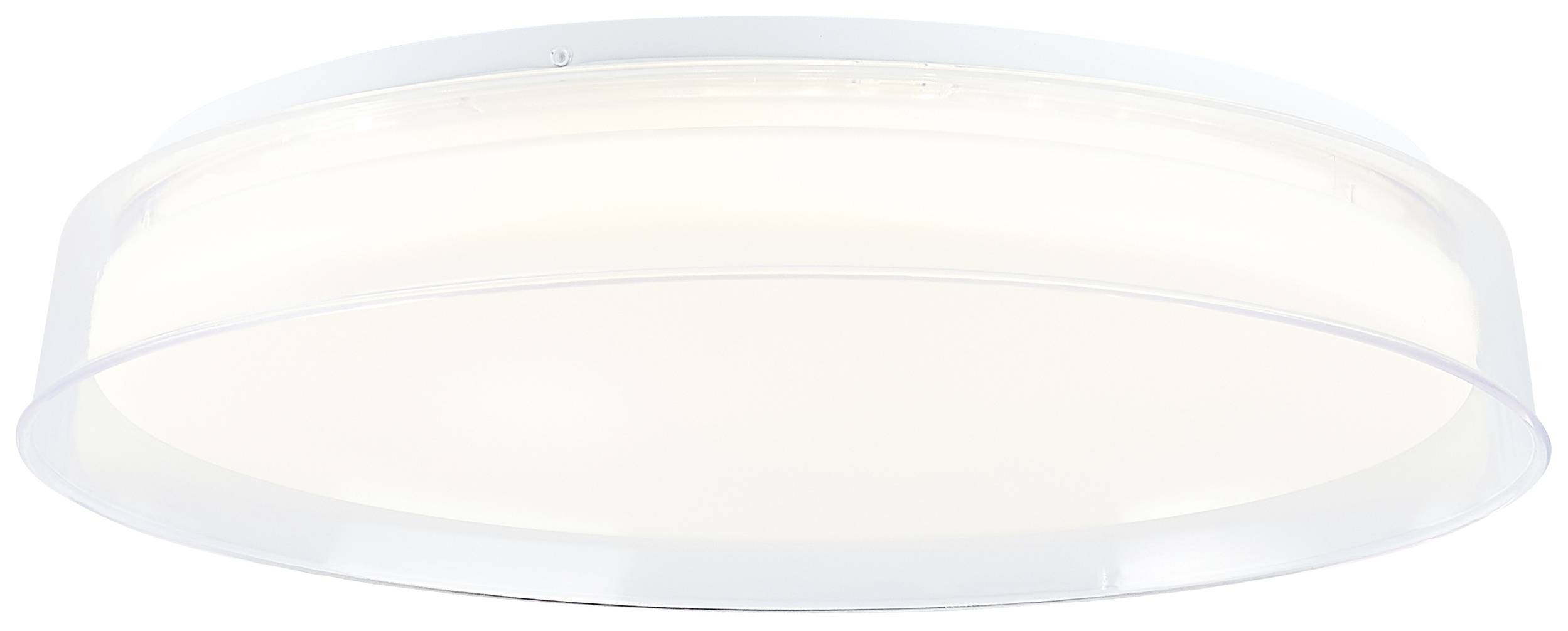 BRILLIANT G97189/70 Leanna LED-Deckenleuchte LED EEK: E (A - G) 24 W Transparent, Weiß