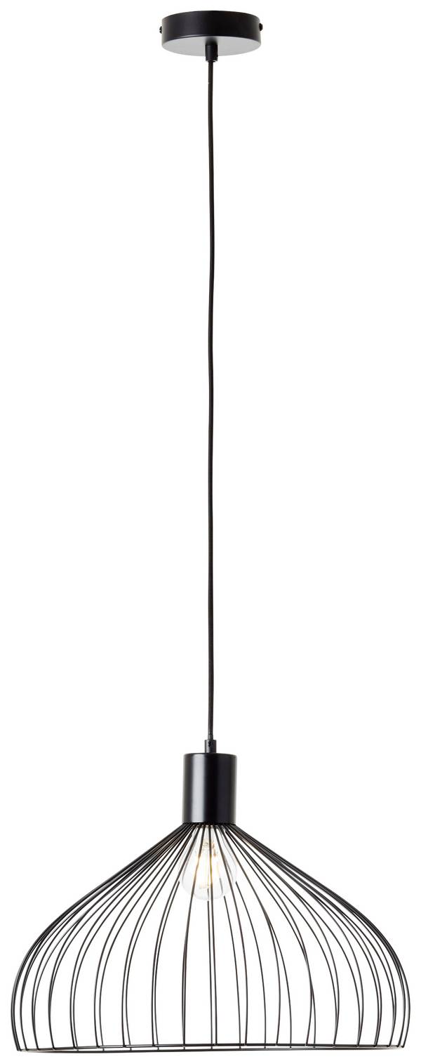 Brilliant Blacky 99392/06 Pendelleuchte LED E27  40 W Schwarz (matt)