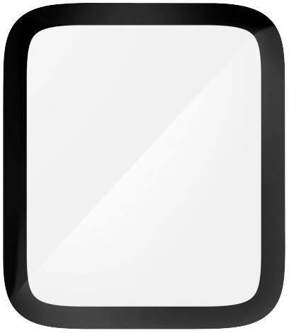 hama 00222769 Displayschutz Super Hybrid für Apple Watch 7/8/9, 45 mm, Montagehilfe