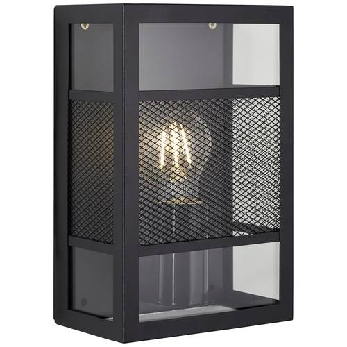 Brilliant Getta 96409/06 Außenwandleuchte E27 Schwarz