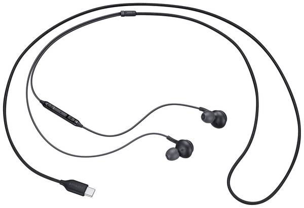 Samsung EO-IC100BBEGEU In Ear Kopfhörer kabelgebunden Stereo Schwarz High-Resolution Audio Lautstärkeregelung, Mikrofon-Stummschaltung Handy