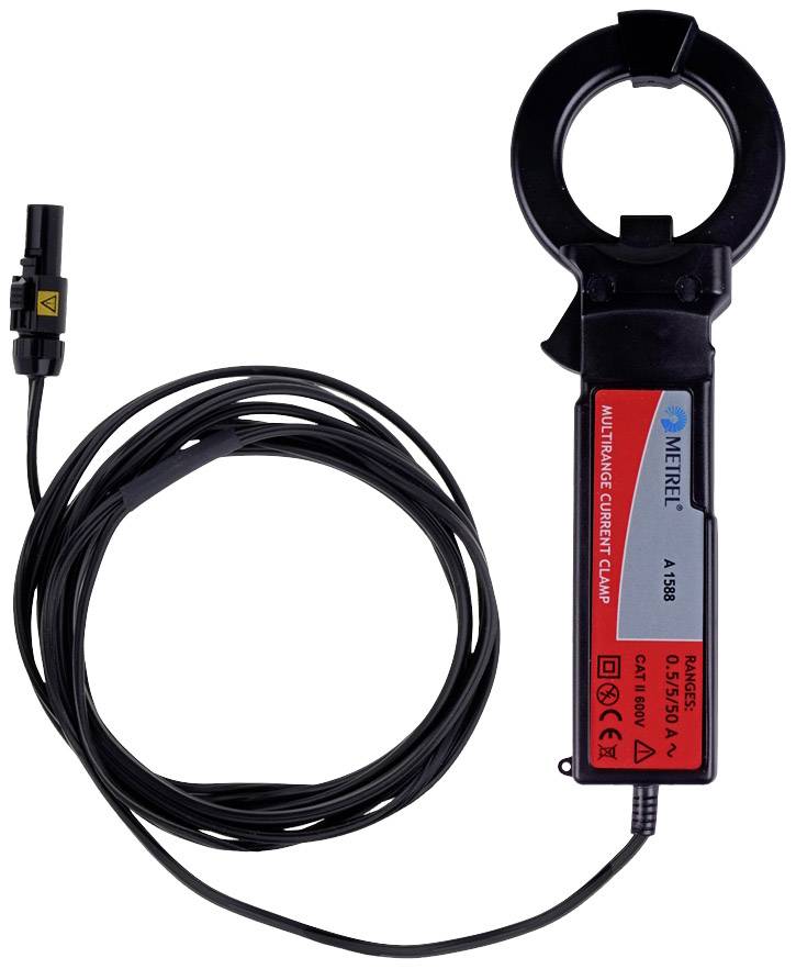 Metrel A 1588 Stroomtangadapter Meetbereik A/DC (bereik): 0.50 - 50 A
