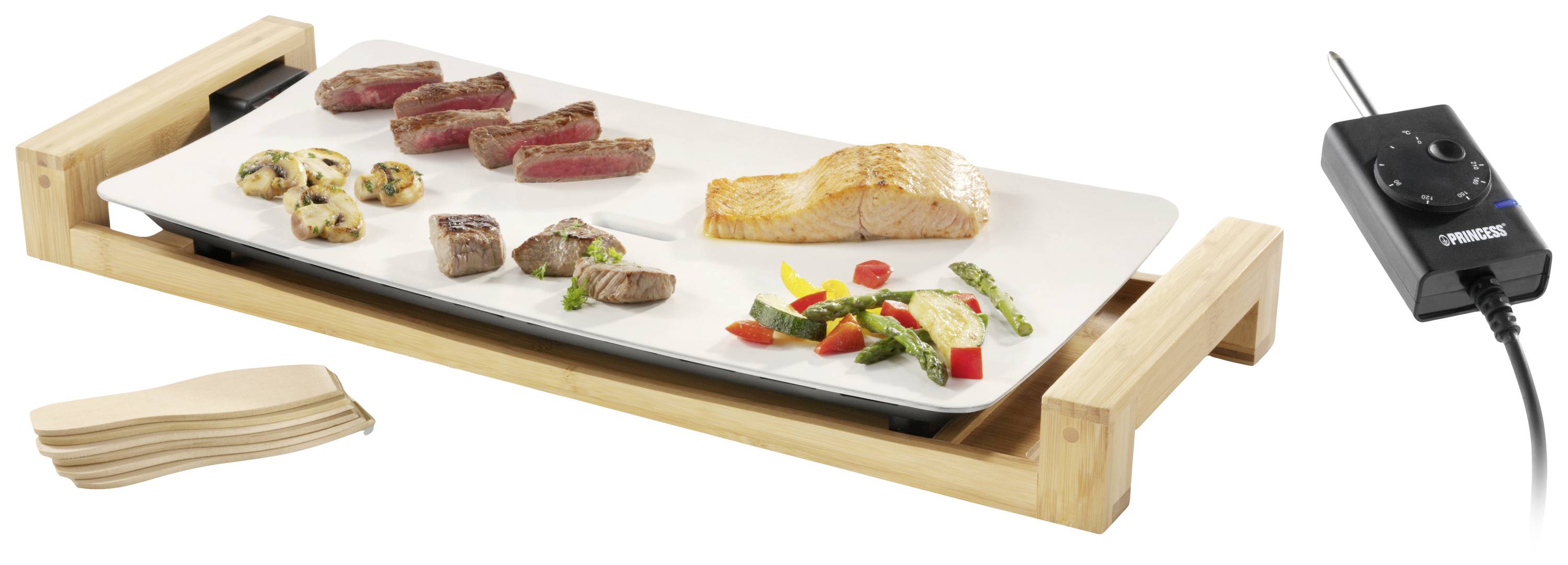 Princess Chef Tischgrill Pure 2500 W Weiss-7