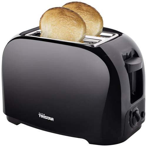 Tristar BR-1025 Toaster mit Brötchenaufsatz Schwarz