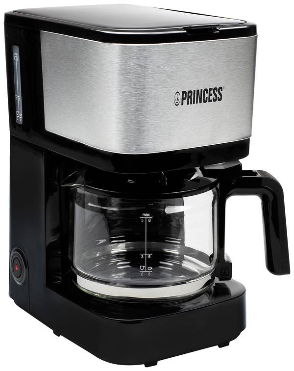 Princess 246030 Kaffeemaschine Schwarz, Silber  Fassungsvermögen Tassen=8