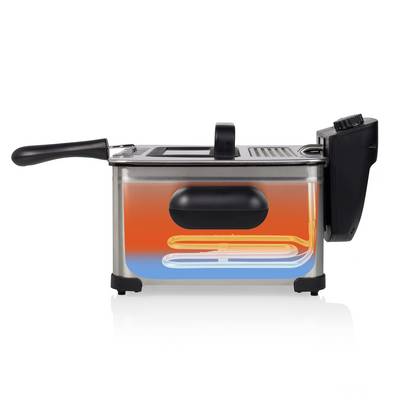 Tristar FR-6949 Kaltzonen Fritteuse 5 l 2000 W Silber (matt)