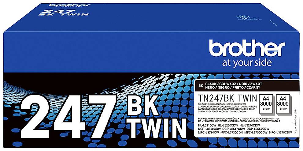 BROTHER Toner/TN-247BKTWIN Black 2x3000p