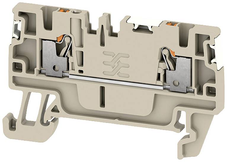 Weidmüller 2674590000 Durchgangsreihenklemme Push-In-Klemme, Steckanschluss Dunkelbeige 100 St.