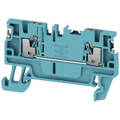 Weidmüller 2674600000 Durchgangsreihenklemme Push-In-Klemme, Steckanschluss Blau 100 St.