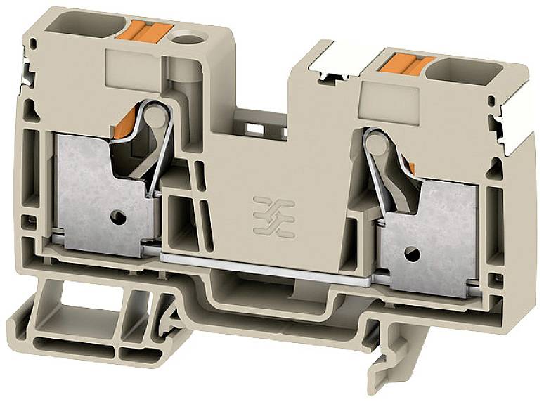 Weidmüller 2675000000 Durchgangsreihenklemme Push-In-Klemme, Steckanschluss Dunkelbeige 20 St.