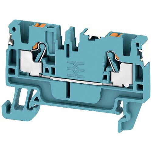 Weidmüller 2674700000 Durchgangsreihenklemme Push-In-Klemme, Steckanschluss Blau 100 St.