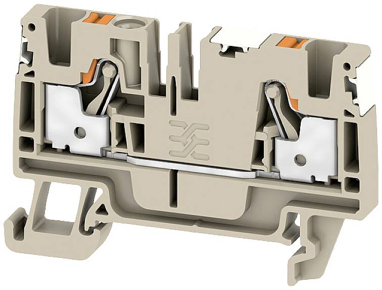 Weidmüller 2674780000 Durchgangsreihenklemme Push-In-Klemme, Steckanschluss Dunkelbeige 100 St.