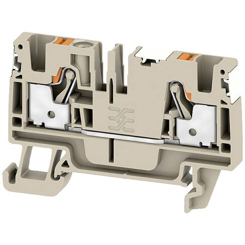 Weidmüller 2674780000 Durchgangsreihenklemme Push-In-Klemme, Steckanschluss Dunkelbeige 100 St.