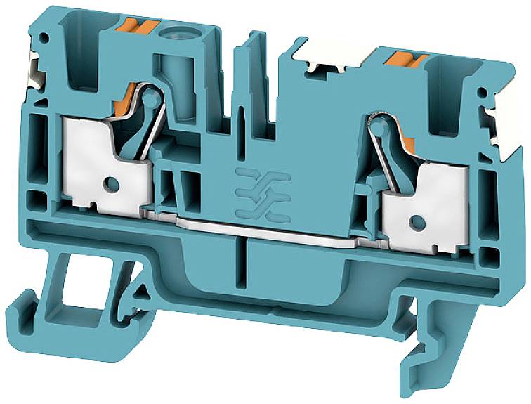 Weidmüller 2674790000 Durchgangsreihenklemme Push-In-Klemme, Steckanschluss Blau 100 St.