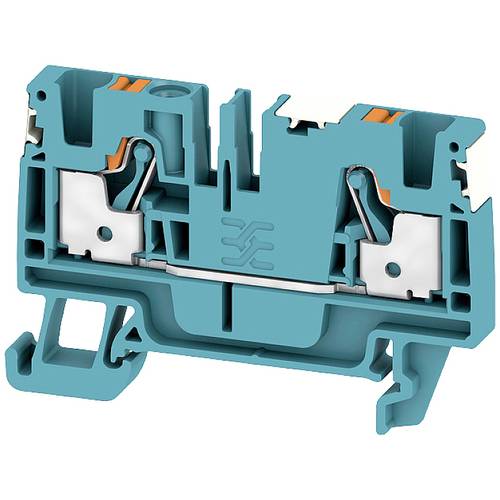Weidmüller 2674790000 Durchgangsreihenklemme Push-In-Klemme, Steckanschluss Blau 100 St.
