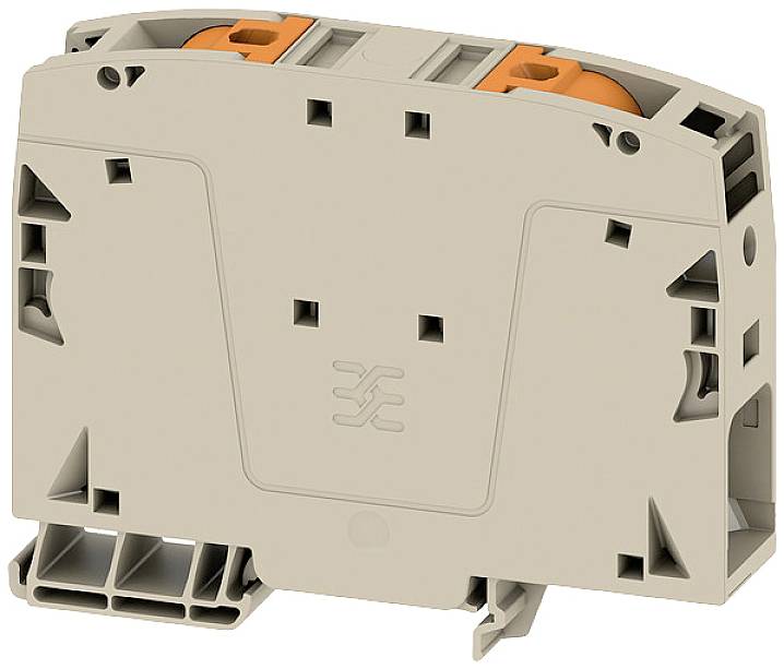 Weidmüller 2663250000 Durchgangsreihenklemme Steckanschluss Beige 5 St.