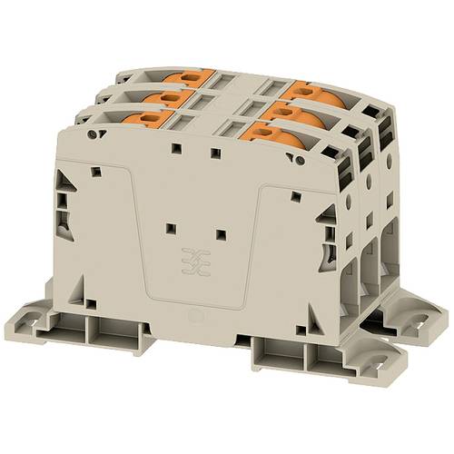 Weidmüller 2663390000 Durchgangsreihenklemme Steckanschluss Beige 1 St.