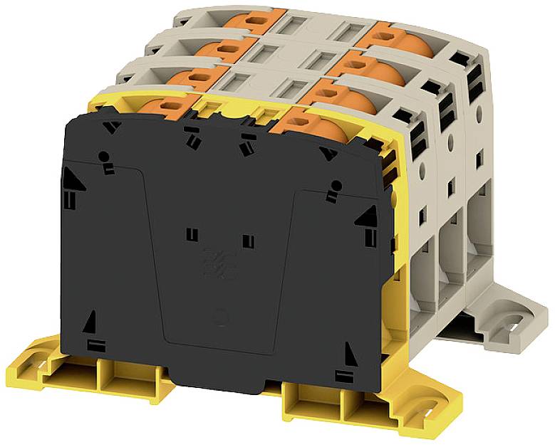 Weidmüller 2663380000 Durchgangsreihenklemme Steckanschluss Beige 1 St.