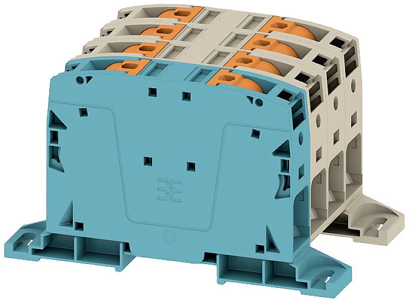 Weidmüller 2663370000 Durchgangsreihenklemme Steckanschluss Beige 1 St.