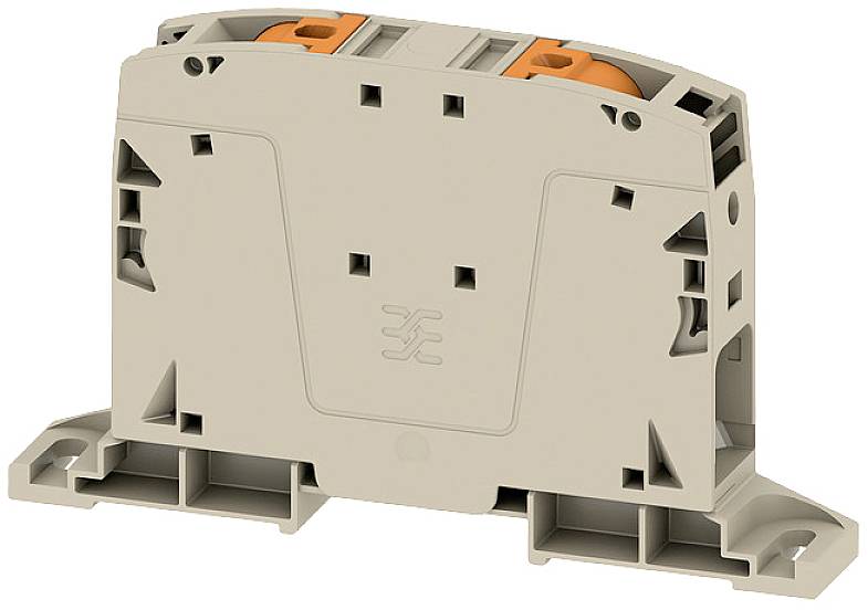 Weidmüller 2663330000 Durchgangsreihenklemme Steckanschluss Beige 5 St.