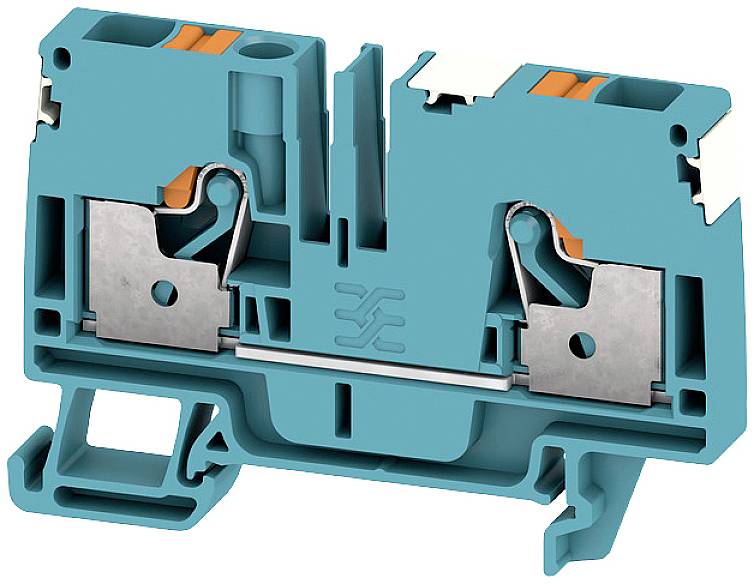 Weidmüller 2674880000 Durchgangsreihenklemme Push-In-Klemme, Steckanschluss Blau 50 St.