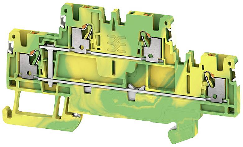 Weidmüller 2675100000 Mehrstockklemme Steckanschluss Grün-Gelb 50 St.