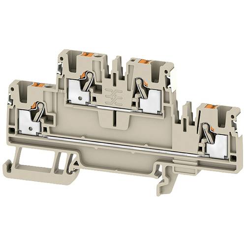 Weidmüller 2675110000 Durchgangsreihenklemme Steckanschluss Beige 50 St.