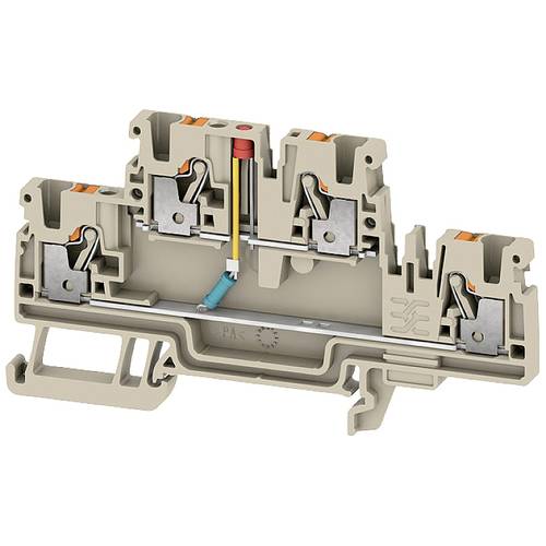 Weidmüller 2704410000 Bauelementreihenklemme Push-In-Klemme Beige 50 St.