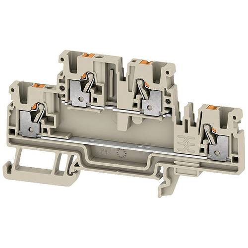 Thumbnail - Weidmüller 2704330000 Bauelementreihenklemme Push-In-Klemme Beige 50 St.
