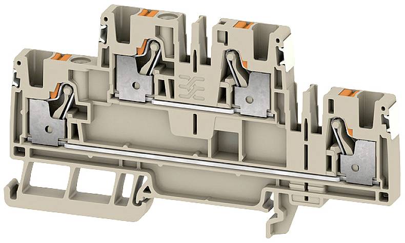 Weidmüller 2675160000 Mehrstockklemme Push-In-Klemme, Steckanschluss Dunkelbeige 50 St.