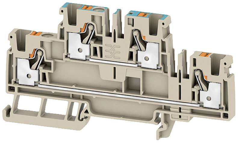 Weidmüller 2724450000 Mehrstockklemme Steckanschluss Beige 50 St.