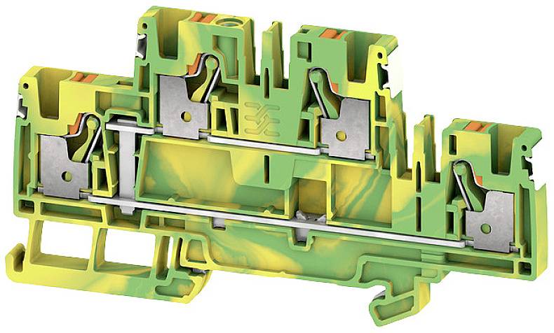 Weidmüller 2675200000 Mehrstockklemme Steckanschluss Grün-Gelb 50 St.